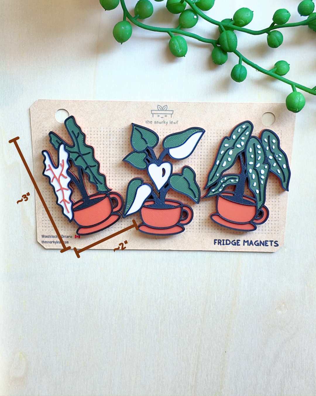 Tea Cup Pot Magnet Pack "B"