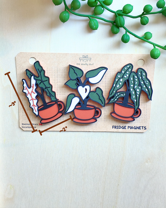 Tea Cup Pot Magnet Pack "B"