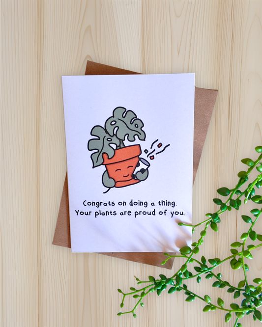 Congrats On Doing A Thing Card
