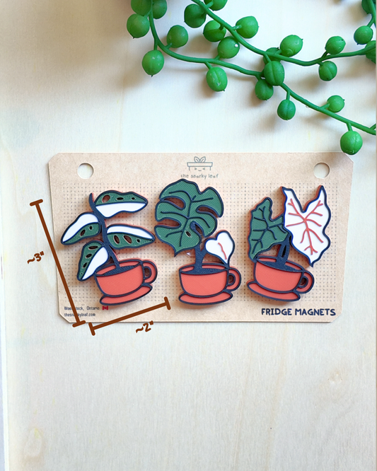Tea Cup Pot Magnet Pack "A"