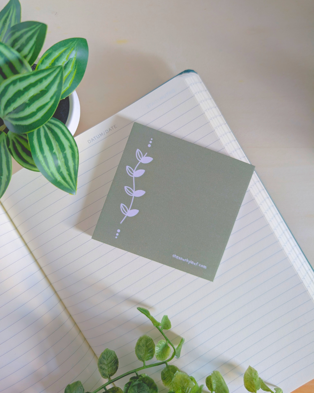 Modern Vine Sticky Notes