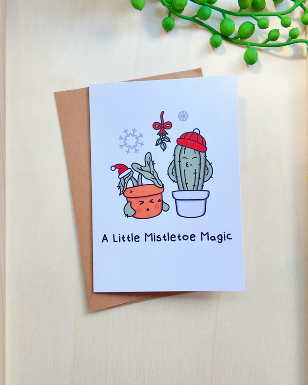 A Little Mistletoe Magic Card