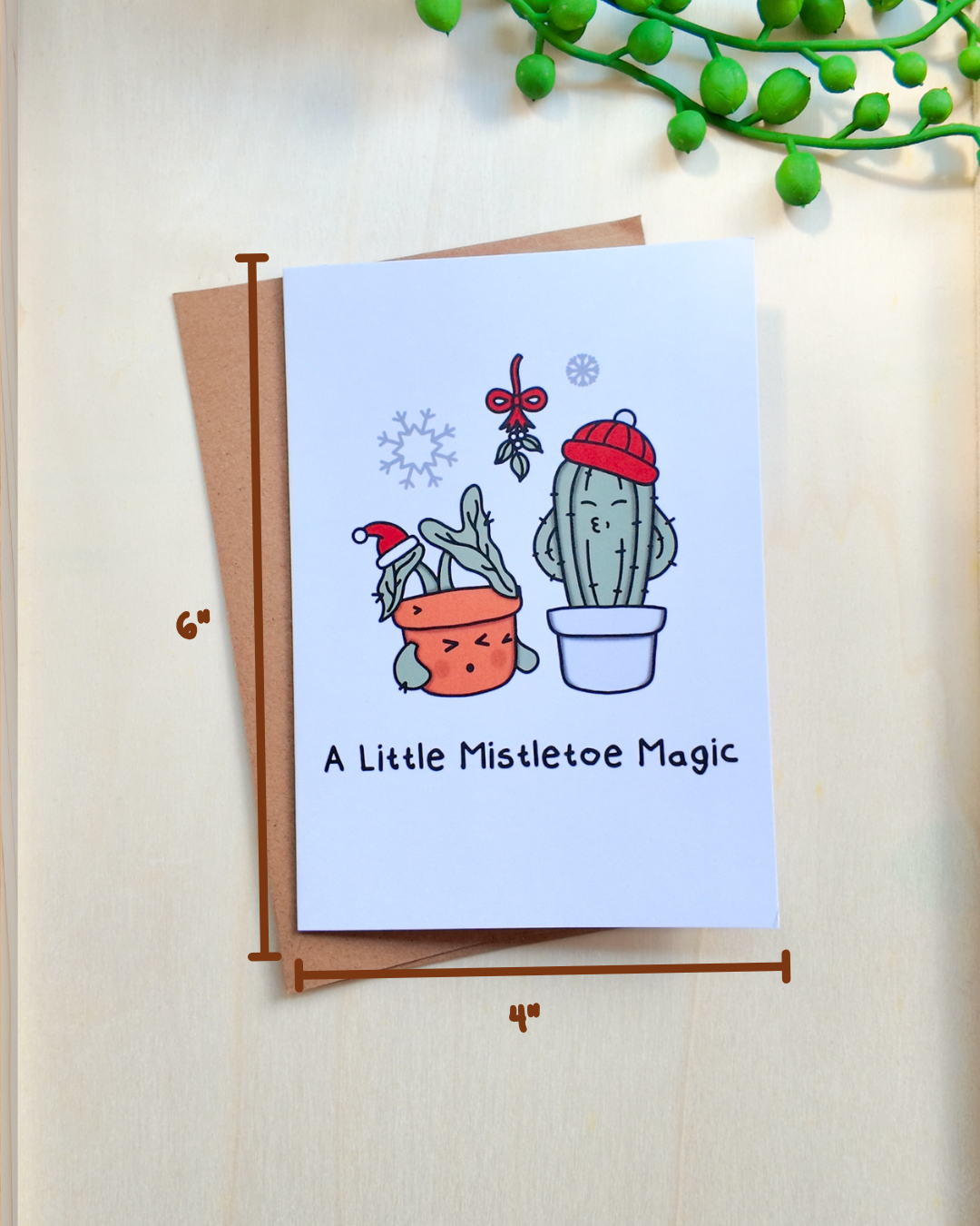 A Little Mistletoe Magic Card