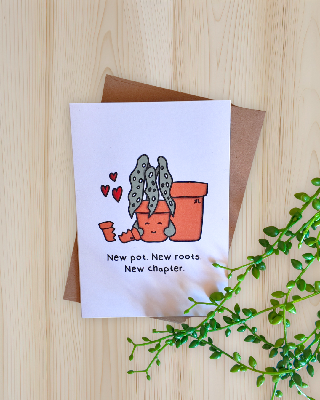 New Pot. New Roots. New Chapter Card