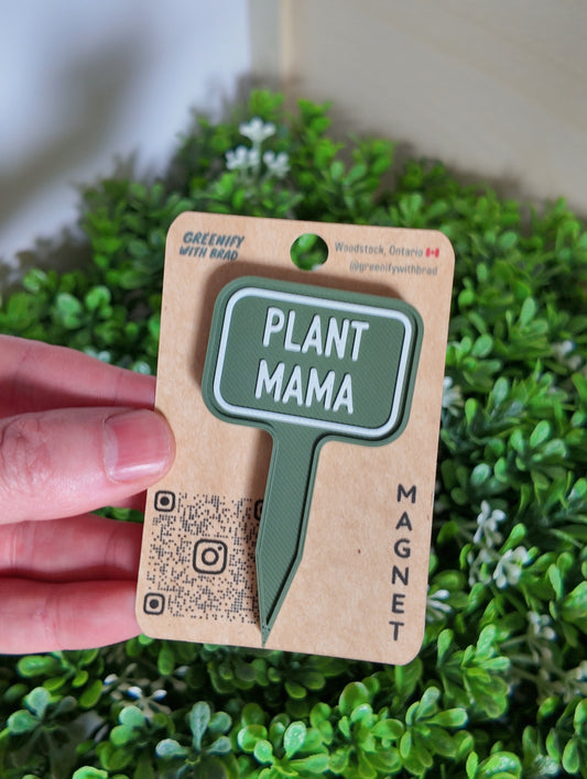 Plant Mama Mini Tag Magnet