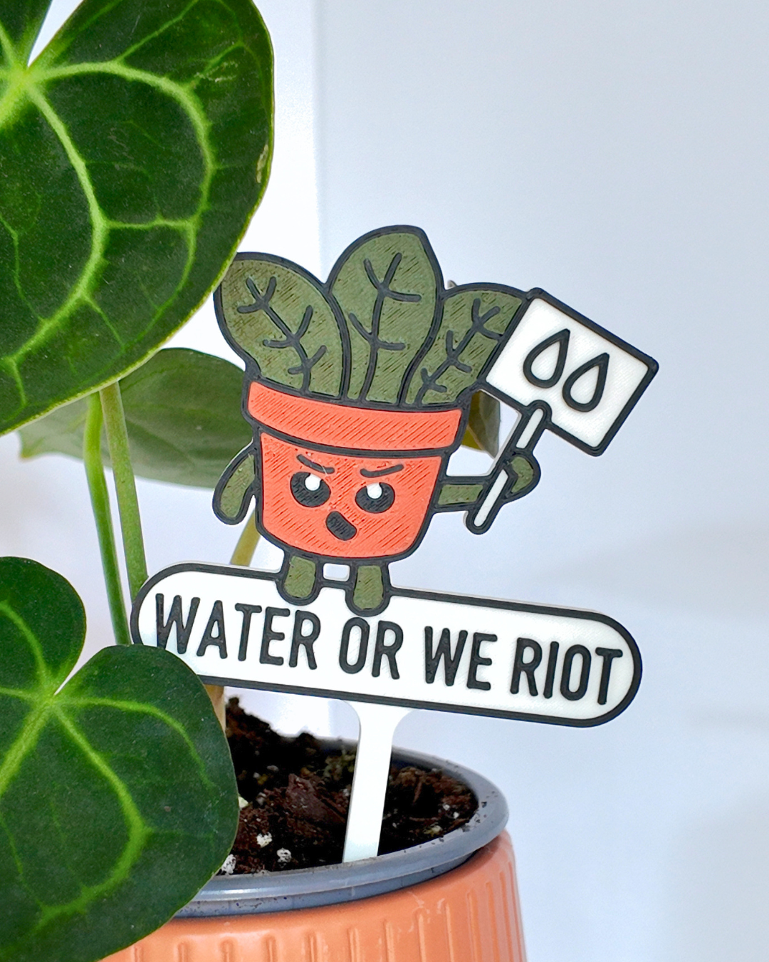 Water or We Riot Tag