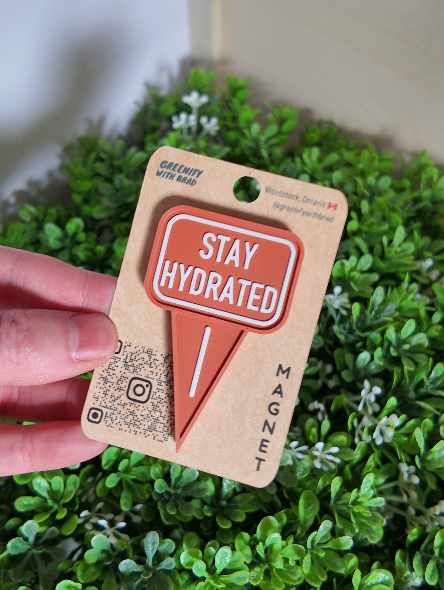 Stay Hydrated Mini Tag Magnet