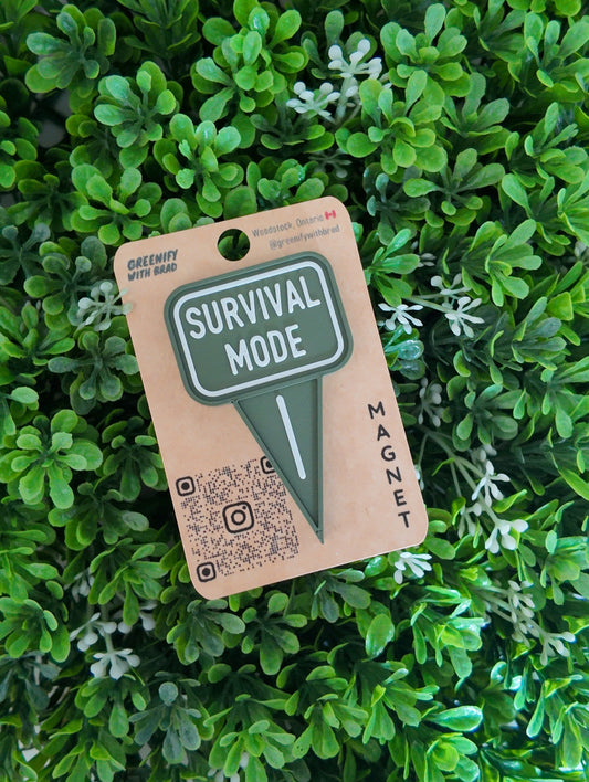 Survival Mode Mini Tag Magnet