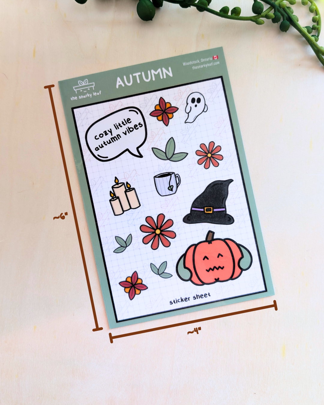 Pumpkin Sticker Sheet