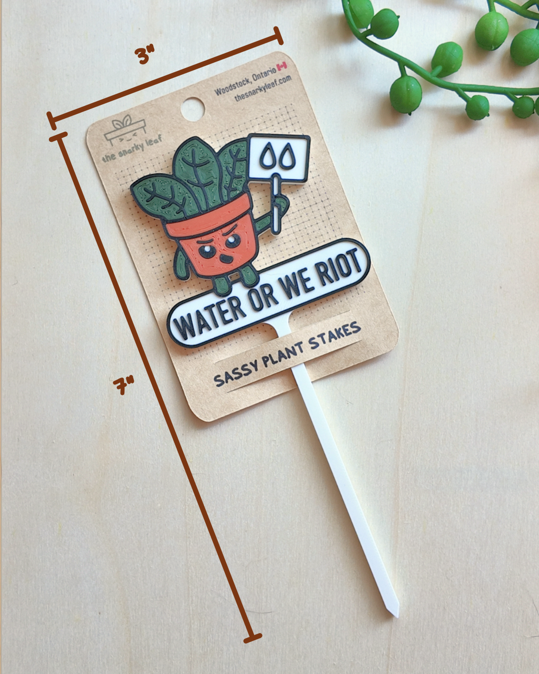 Water or We Riot Tag