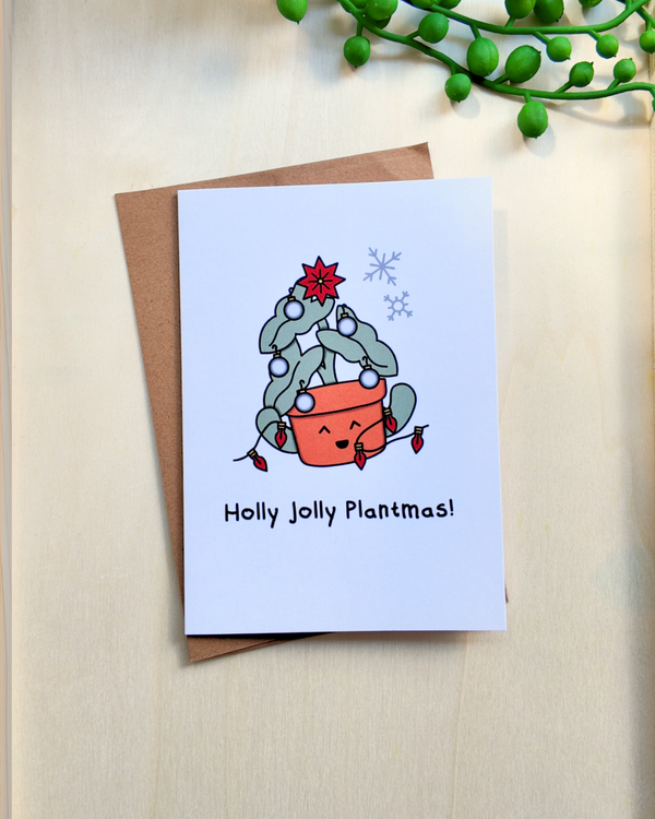 Holly Jolly Plantmas Card