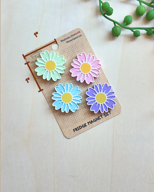 Daisy Magnet Set