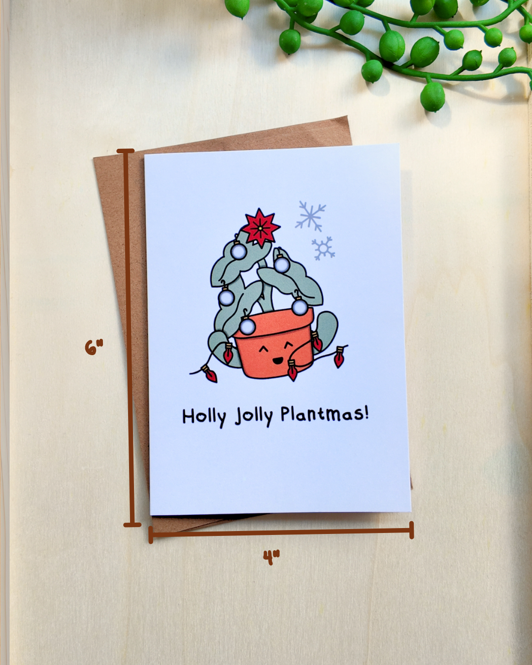 Holly Jolly Plantmas Card