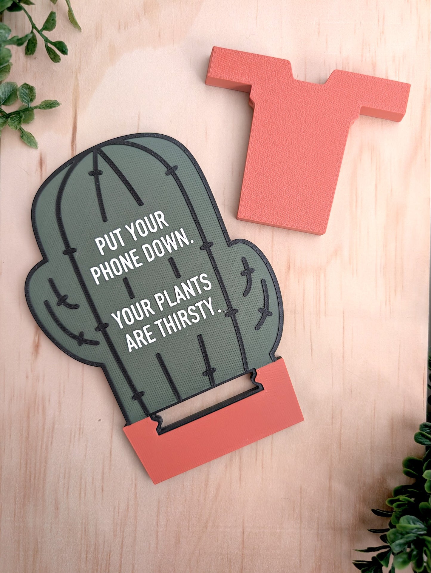 Thirsty Plants Phone Stand